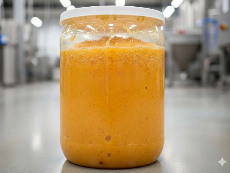 sulphited fruit pulp